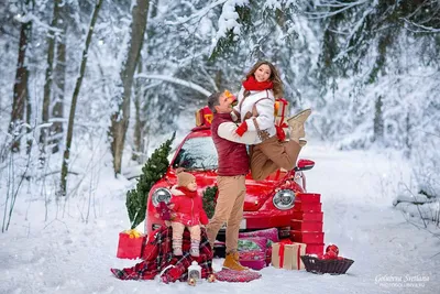 Семейная фотосессия в осеннем лесу | фотосъемка семьи осенью