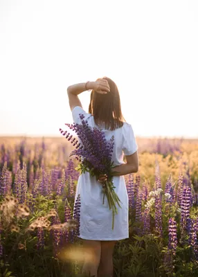 Фотосессия в люпинах | фотосъемка в Чебоксарах