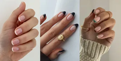Простые накладные ногти Французский маникюр Маникюр Накладные ногти для  женщин – лучшие товары в онлайн-магазине Джум Гик