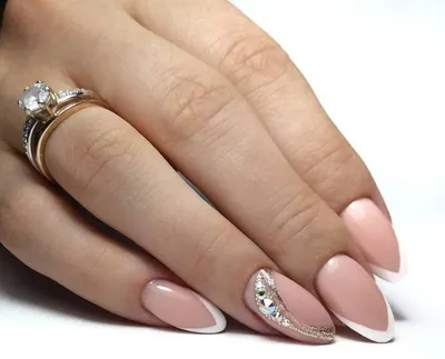 Накладные ногти Kitty Nail Френч с золотом, форма балерина, длинные, 24 шт  - купити за найкращою ціною в Україні ➤ KittyShop.com.ua