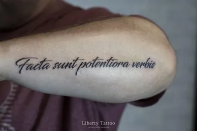 Фразы на латыни для тату с переводом для мужчин и девушек. Красивые надписи  на латинском от мастеров Либерти Тату