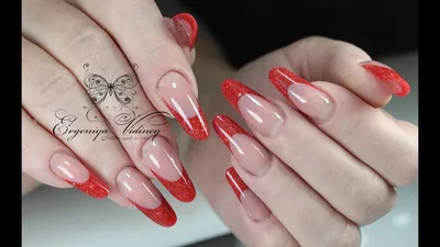 awesome Модный красный френч на ногтях (50 фото) — Изысканная утонченность  Check more at https://dnevniq.com/krasn… | Unhas bonitas, Unhas vermelhas,  Unhas pintadas