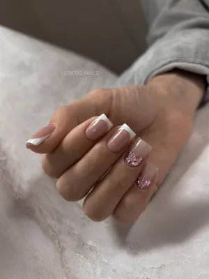 KristAlin_nails - Френч с блёстками: 9 идей для дизайна... | Facebook