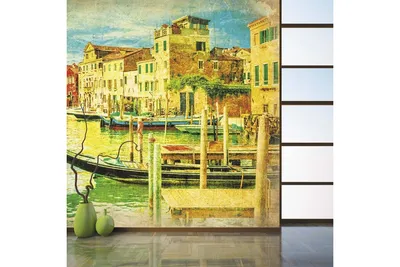 Фотообои флизелиновые / Фреска Венеция 1,02 x 2,6 м - купить по выгодной  цене в интернет-магазине OZON (531354321)