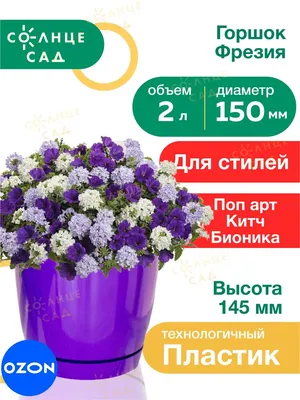 Купить Горшок для цветов Доляна «Фрезия», 800 мл, цвет бежевый в  Новосибирске, цена, недорого - интернет магазин Подарок Плюс