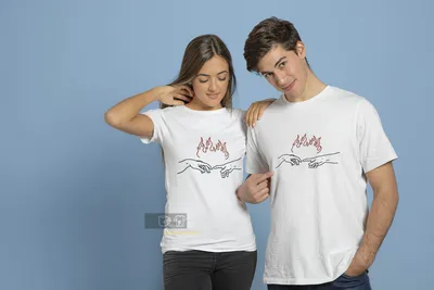Парные футболки для пары (ID#908100430), цена: 670 ₴, купить на Prom.ua