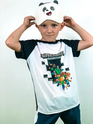 Купить Футболка Minecraft Майнкрафт детская для мальчиков за 811р. с  доставкой