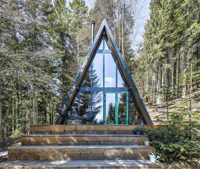 А-образные дома (A-frame house) | ОрловСтрой