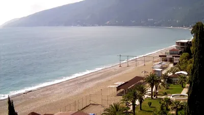 Новая Гагра, Абхазия - «☀️Новая Гагра...Абхазия. 🌊Водичка в море даже в  шторм здесь нереальной красоты.» | отзывы