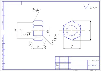 ГАЙКА КОЛЕСА MATIZ (ОТКРЫТАЯ 12*1,25*H17) GM– купить в интернет-магазине,  цена, заказ online