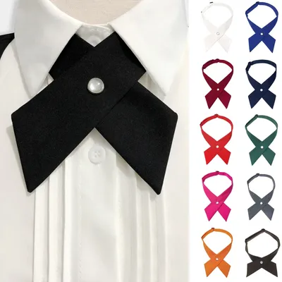 Купить Черный галстук с милым сердечком и металлической кисточкой, школьная  форма, предварительно завязанный регулируемый галстук для женщин и мужчин |  Joom