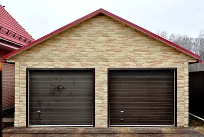 Проект гаража на две машины - строительство под ключ - Шведский  металлический гараж на даче – за неделю!