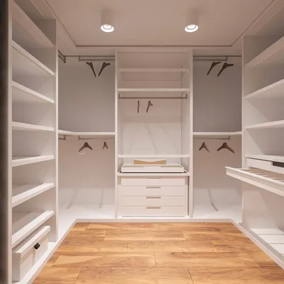 Фото дизайн гардеробной комнаты из проекта «Дизайн 4-комнатной квартиры 162  кв.м. в ЖК «Платинум», стиль неоклассика» | Дизайн гардеробной, Квартира,  Дизайн