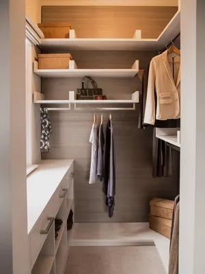 Дизайн маленьких гардеробных комнат