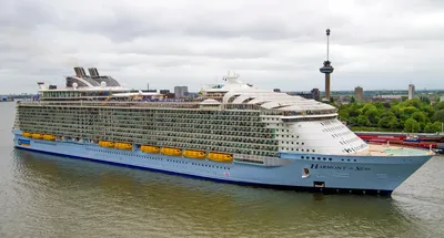 Гармония Морей В Сумерках — стоковые фотографии и другие картинки Harmony  Of The Seas - Harmony Of The Seas, Port Canaveral, Горизонтальный - iStock