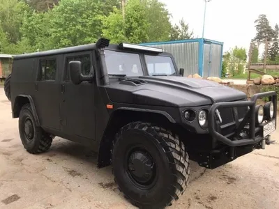 Samara, Russia - May 5, 2018: High-mobility vehicles GAZ-2330 Tigr is a  Russian 4x4, multipurpose, all-terrain infantry mobility vehicle in  camouflage Stock Photo - Alamy