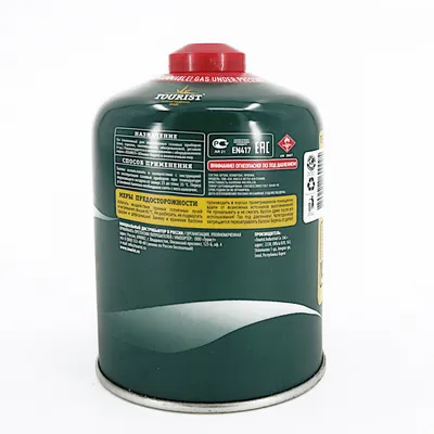 Газовый баллон Toua Premium 165 мм с зеленым клапаном - купить в интернет  магазине, цена 470 руб., характеристики, фото, описание