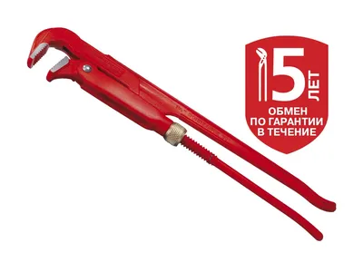 Шведский газовый ключ 90 град. D 1,1/2\", L 16\"