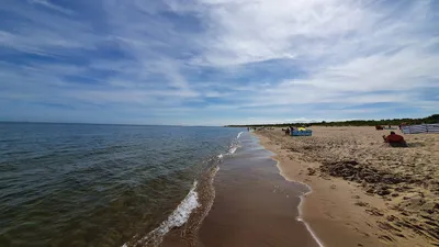 Балтийское море гданьск Польша пляжа и неба Стоковое Изображение -  изображение насчитывающей море, лето: 193246909