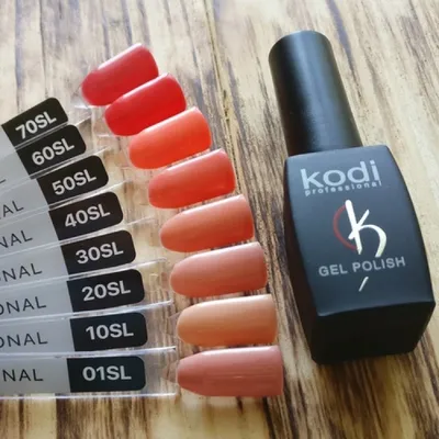 Гель лак Kodi 20 SL (персиковый) SALMON 8мл купить в Харькове, Украине |  Idea-Nails