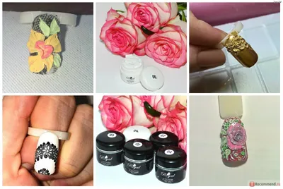 Купить 5D цветы дизайн ногтей тиснением цветочные наклейки самоклеющиеся  слайдеры для ногтей наклейка DIY дизайн ногтей украшения | Joom