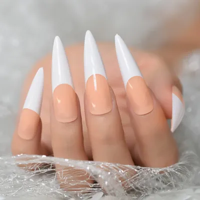 cool Нежный белый френч на ногтях (50 фото) — Новинки и идеи 2017 | Bridal  nails designs, Manicure nail designs, Bridal nail art