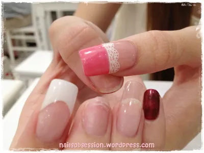 FRENCH TIPS WITH GEL POLISH! | EASY 3 STEPS | NAIL TUTORIAL - YouTube