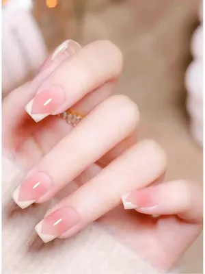 Jili nails Накладные ногти с дизайном и клеем длинные гелевые короткие