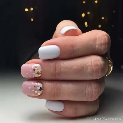 10 идей маникюра для коротких ногтей | Manicura de uñas, Uñas de gel  simples, Manicura