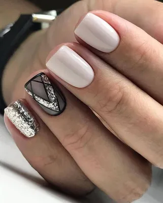 Маникюр на короткие ногти в студии маникюра Tiffany Nails