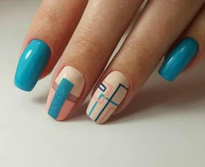 LAK_NAILS Пленки для маникюра и педикюра наклейки для ногтей геометрия