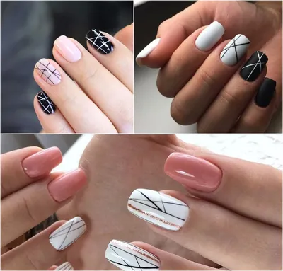 Геометрия на ногтях простые дизайны (34 фото) - картинки modnica.club