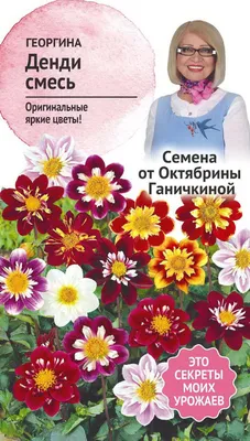 Купить семена Георгина Коларетта Дэнди, смесь в магазине Первые Семена по  цене 37 руб.