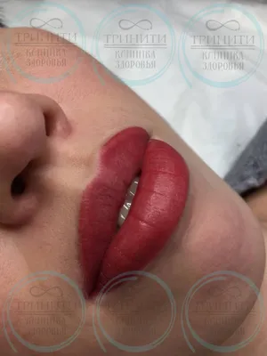 Естественный татуаж губ в стиле нюд: фото, техники, цвета, кому подходит,  противопоказания