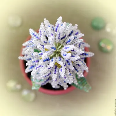 095 гиацинт из бисера, beaded hyacinth - YouTube