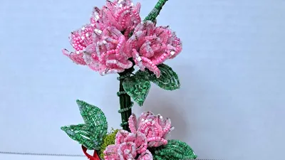 Миниатюрные подсолнухи из бисера МК от Koshka2015 - цветы из бисера,  бисероплетение Beaded flowers - YouTube