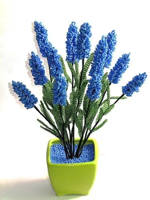 Создай цветок Гиацинт, из бисера и пайеток - купить с доставкой по выгодным  ценам в интернет-магазине OZON (1164911370)