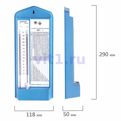 Гигрометр психрометрический dew point S418 (RST02418) купить в официальном  интернет магазине метеостанции RST
