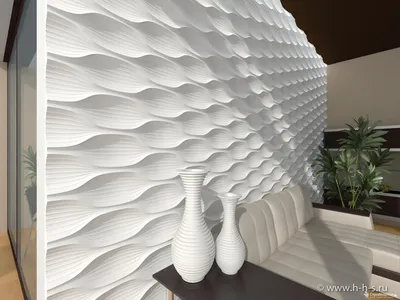 3D-панели в интерьере - студия дизайна Mossbo