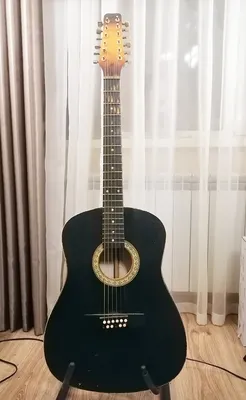 Электроакустическая 12-струнная гитара Ovation Applause AB2412II-5  Balladeer Mid Cutaway Black - купить в интернет магазине “Гитарный клуб”