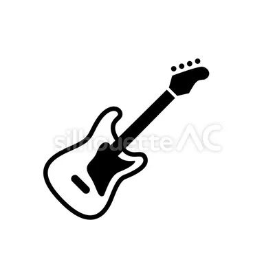 Гитара черно-белая стоковое изображение. изображение насчитывающей  музыкально - 34163697