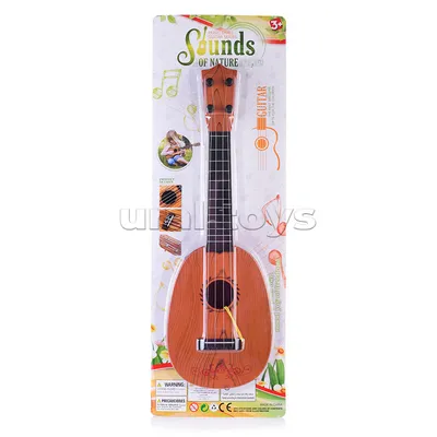 Купить Музыкальный инструмент гитара-укулеле \"Цветы\" 55х20х6 см (3369827) в  Крыму, цены, отзывы, характеристики | Микролайн