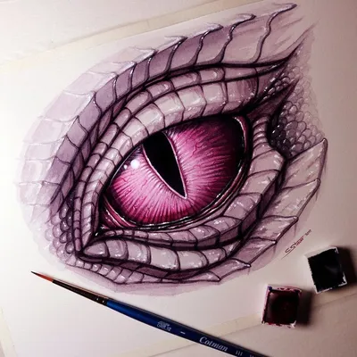 Татуировка мужская фентези на руке глаз дракона - мастер Александр  Pusstattoo 3383 | Art of Pain