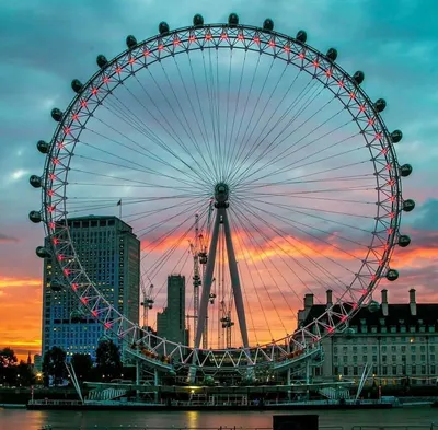 лондонский глаз горит синим и фиолетовым светом, картинка лондонский глаз  фон картинки и Фото для бесплатной загрузки