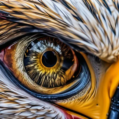 Глаз орла, крупным планом» — создано в Шедевруме