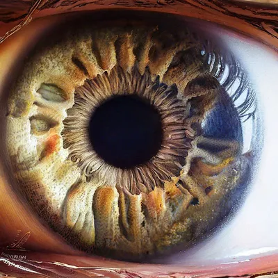 Глаз под микроскопом» — создано в Шедевруме