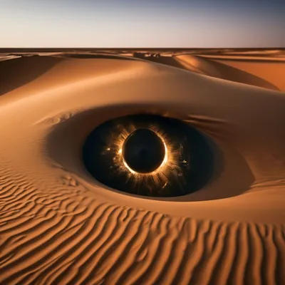 Глаз Сахары из космоса впечатлил итальянского астронавта