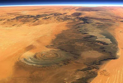 Международная космическая станция «смотрит» в Глаз Сахары