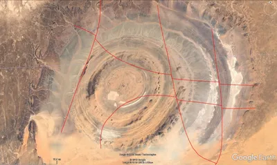 Anton Shkaplerov on X: \"Пролетаем над Мавританией. Глаз Сахары (структура  Ришат) прекрасно виден из космоса http://t.co/2n8VsbUqp8\" / X
