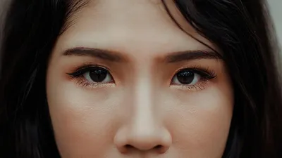 Красивые глаза девушки, крупным планом :: Стоковая фотография :: Pixel-Shot  Studio